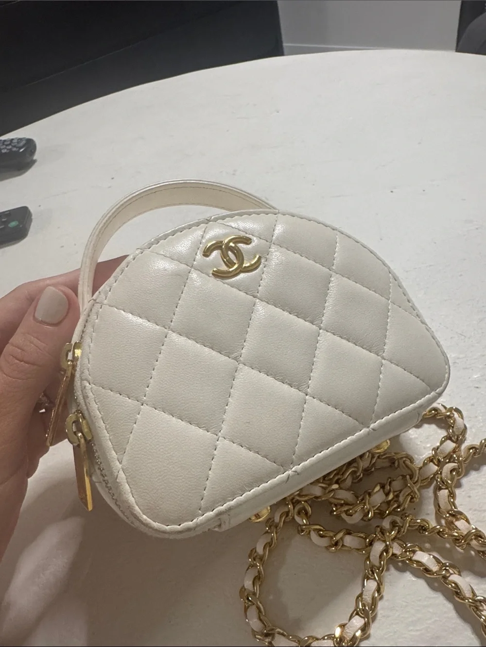 CHANEL mini bowler